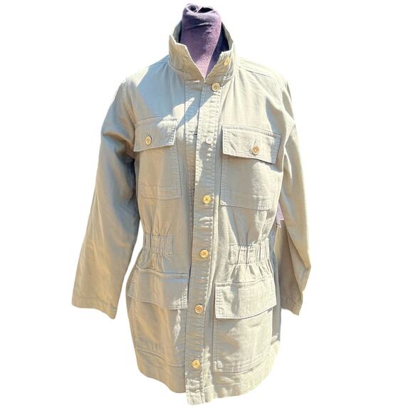 NWT Michael Kors Cargo Military Hunter Green Jacket XL - Picture 2 of 5